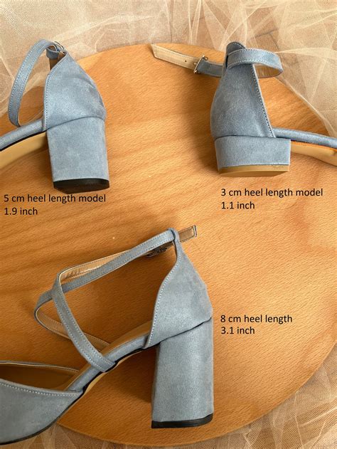 Dusty Blue Wedding Shoes Wedding Shoes Cross Band Woman - Etsy