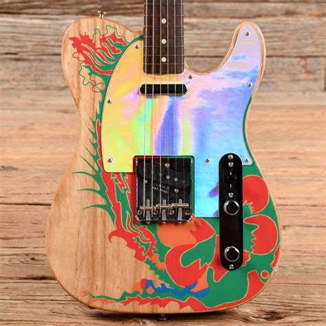 Fender Artist Series Jimmy Page Dragon Telecaster Natural 2019 – Chicago Music Exchange