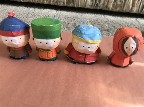 south park papercraft  sonicpapers  deviantart