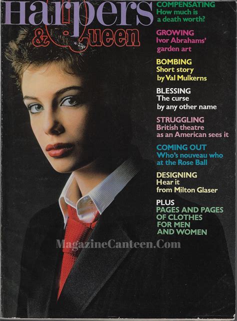 Harpers & Queen Magazine - Kelly LeBrock – magazine canteen