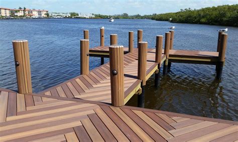 Patterned wood boat dock | Lake house dock, Lake house, Boat dock