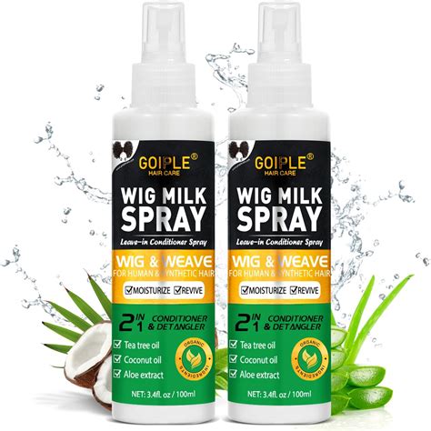 Amazon.com : Wig Milk Leave-In Conditioner & Detangler 2 in 1