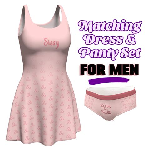 Sissy Dress and Begging for A Pegging Sissy Panty Set for Men - Etsy