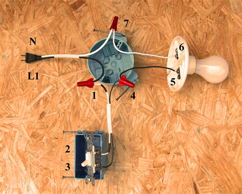 wiring  single pole light switch diagram