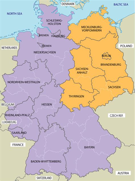 Mapa Istocne Nemacke – superjoden