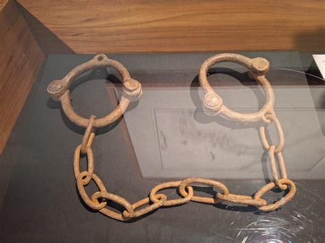 Old Brisbane Album | Convict leg irons, it was a condition of sentence