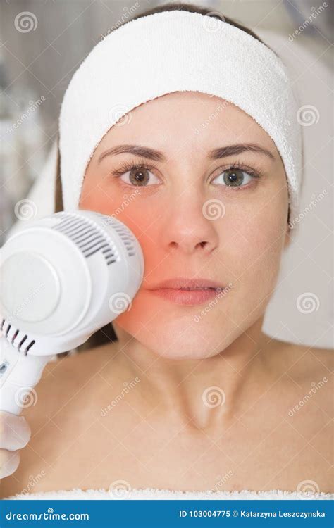 Microdermabrasion Treatment Stock Image - Image of lying, indoor: 103004775