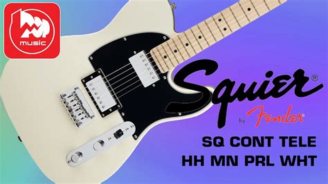 Электрогитара FENDER SQUIER SQ CONT TELE HH MN PRL WHT - телекастер с ...
