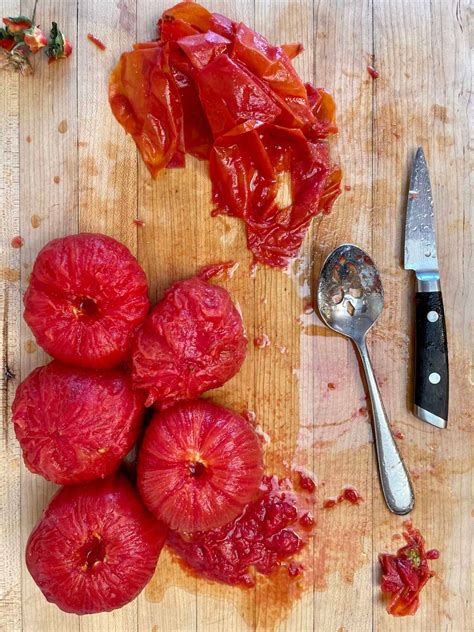 How to Blanch and Peel Tomatoes and Make Tomato Skin Powder - Zero