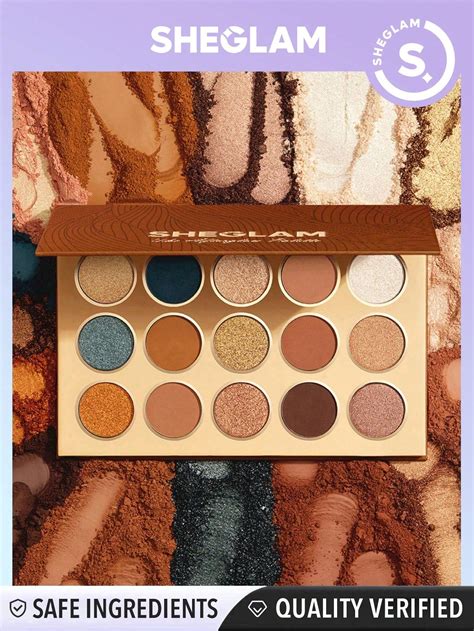 SHEGLAM Afterglow Palette 15 Color Matte Gilding Shimmer Eyeshadow ...