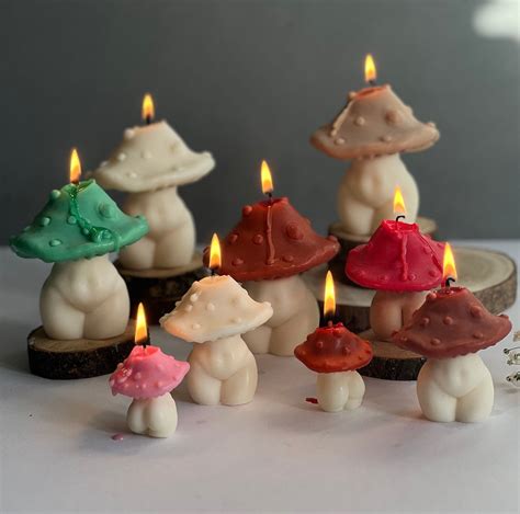 Mushroom Goddess | Mushroom Candle | Forest Candle| Fairy Candle| Venus