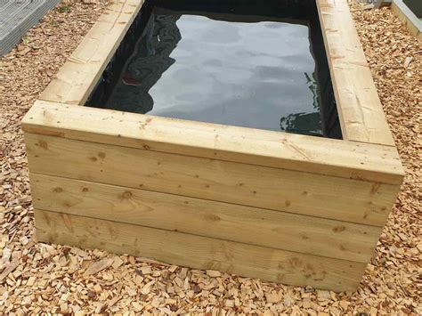 Raised Garden Ponds - Timber Water Feature Kits & Fish Ponds