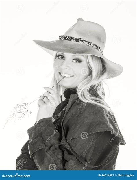 Blonde cowgirl stock image. Image of bulls, jeans, authentic - 44614887