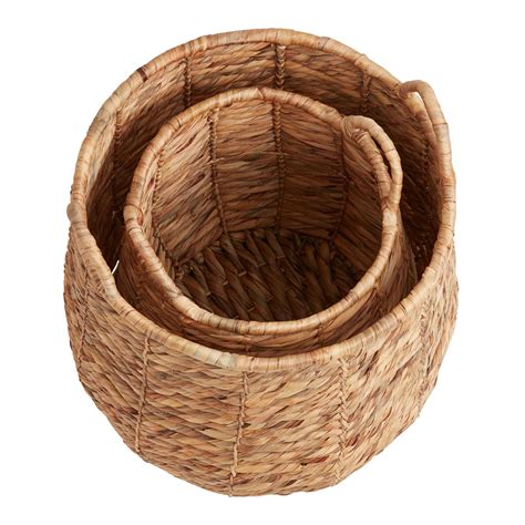 Brynn Natural Seagrass Tote Basket - World Market