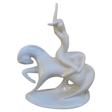 Bathing Nude Czech Glass Dish by Heinrich Hoffman at 1stDibs | nude