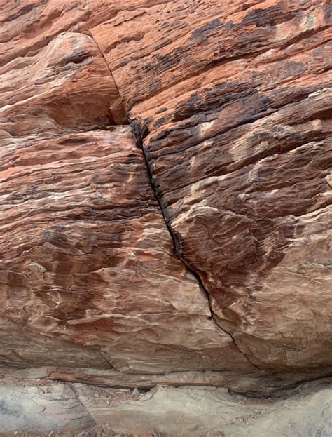 Long roof crack near the Gallery, Red Rocks?