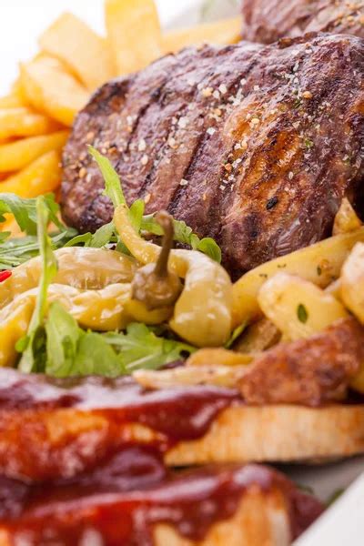 Mixed meats — Stock Photo © nilswey #42192807