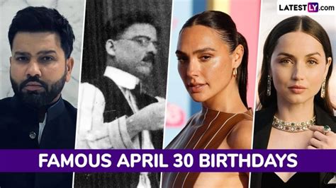famous birthdays  april  rohit sharma dadasaheb phalke gal gadot