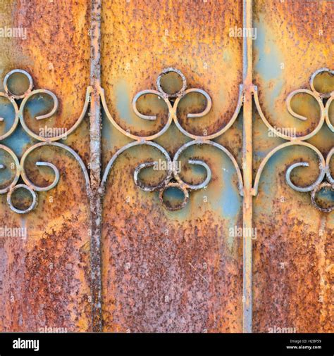 rust door texture stock photo alamy