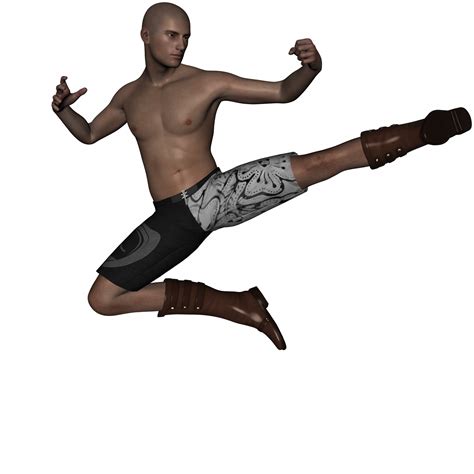 kick boxing  stock photo public domain pictures