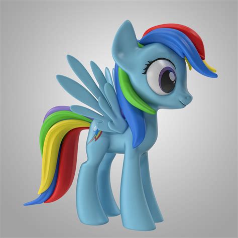 My Little Pony Rainbow Dash 3D Model $39 - .fbx .obj .max - Free3D