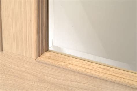 1981mm x 838mm x 35mm (33") Classical Oak Clear Glazed with Raised