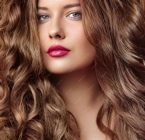 Premium Photo | Hairstyle beauty and hair care beautiful woman with ...