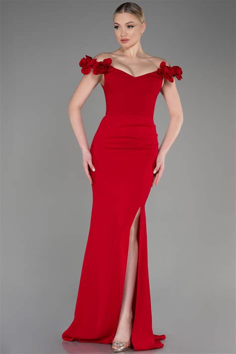 Long Red Plus Size Prom Dress ABU3946 | Abiyefon.com
