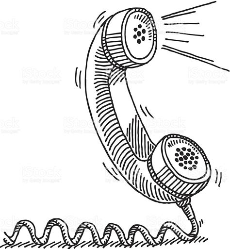 Old Telephone Sketch at PaintingValley.com | Explore collection of Old ...