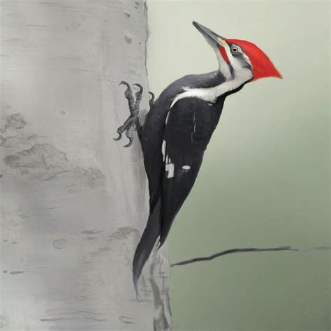 Pileated Woodpecker Drawing at GetDrawings | Free download