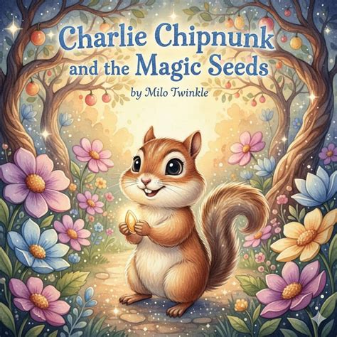 charlie chipmunk   magic seeds childrens storybook etsy