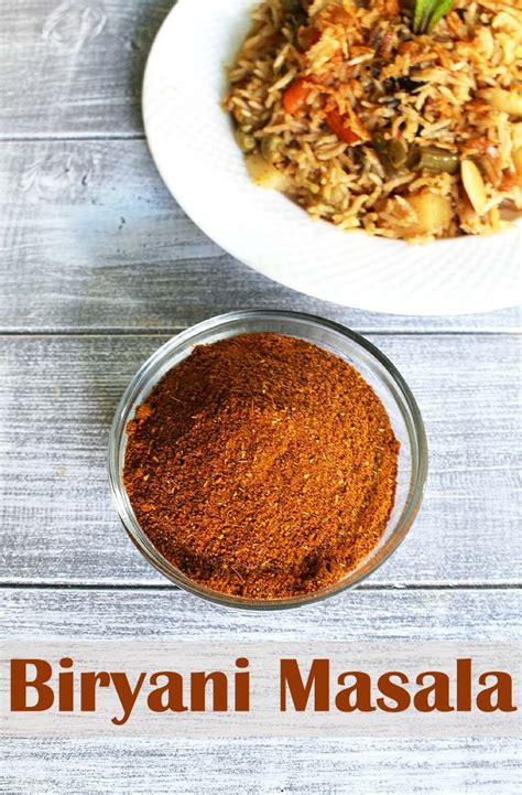 biryani masala powder recipe  unique spice blend powder