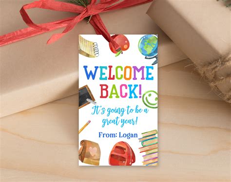 Teacher Welcome Back Gift Tags - Etsy UK