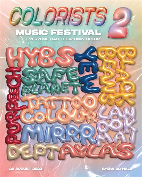 Colorists Music Festival on Twitter: "Colorists Music Festival 2