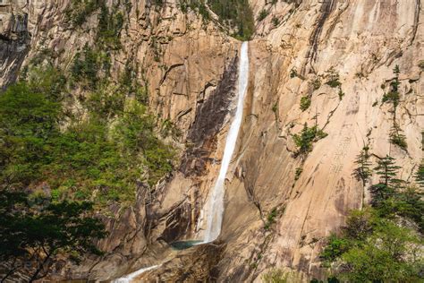 Kuryong Falls of mount kumgang tourist region located in Kangwon do