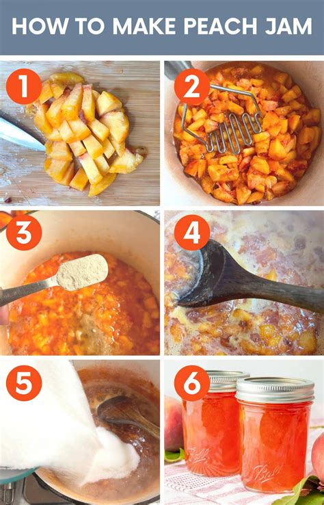 how to make peach jam 1