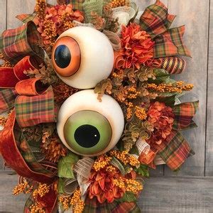 Fall Wreath, Thanksgiving Wreath, Autumn Wreath, Autumn Decor, Eyeball ...