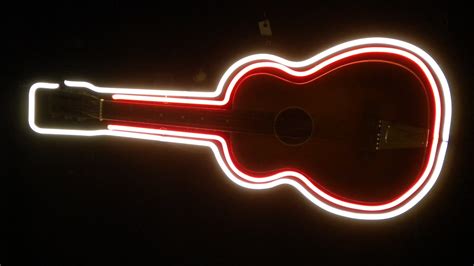 Neon Lab: neon guitar