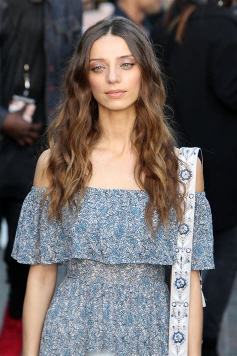 ANGELA SARAFYAN at Rebecca Minkoff Fashion Show in Los Angeles 02/04