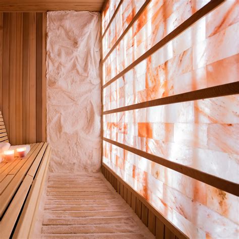 Himalayan Salt Room Construction Aluminum Panel Walls & Backlit | Salt