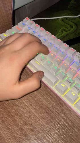 Redragon игровая клавиатура механическая проводная Fizz Радужная тихая ...