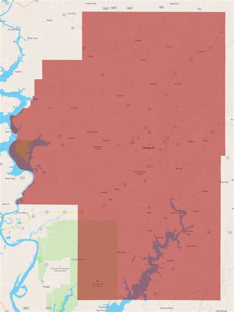 Cherokee County Map