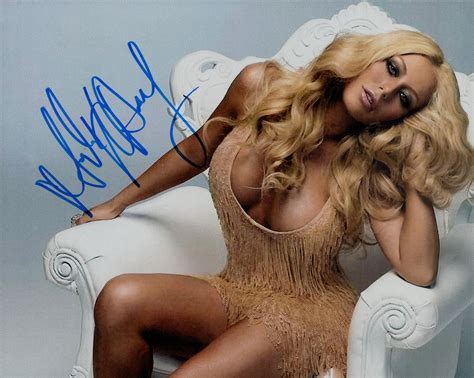 At Auction: Aubrey O'Day Playboy model signed 10x8 inch colour photo