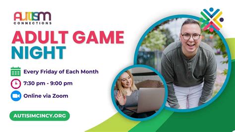 adult game night autism connections