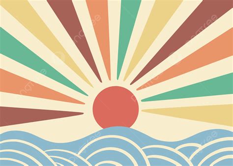 70s Retro Style Geometric Background, 70s, Vintage, Geometric ...