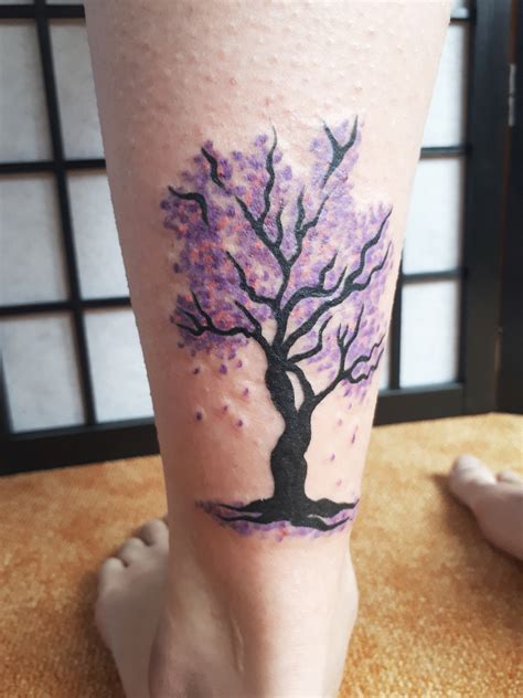 Jacaranda Tree Tattoo