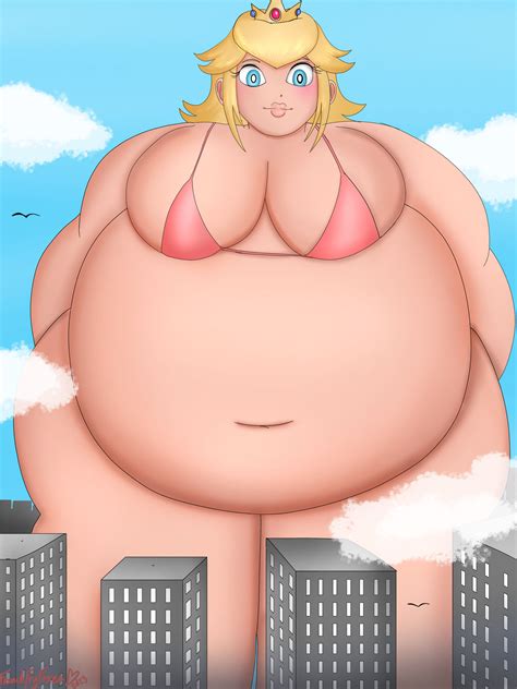 Towering Fat Peach! by FrenchFryFoxes on DeviantArt