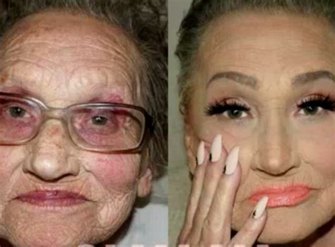 Макияж 80-летней бабушки покорил Сеть