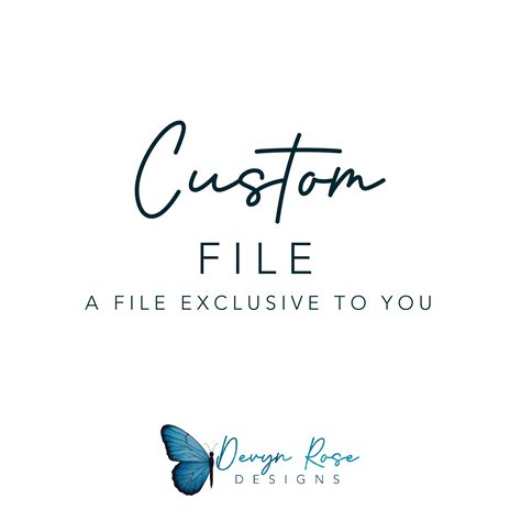CUSTOM FILE- MOCKUP – Devyn Rose Designs