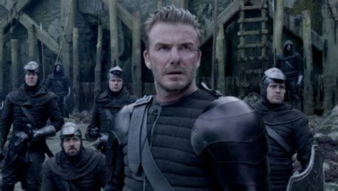 David Beckham Is Almost Unrecognisable As 'King Arthur' Baddie | Contactmusic.com